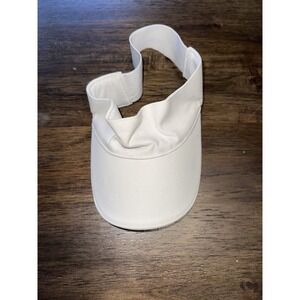 Athleta Women's OS White Visor Activewear Tennis Golf Sports Outdoors Pickleball